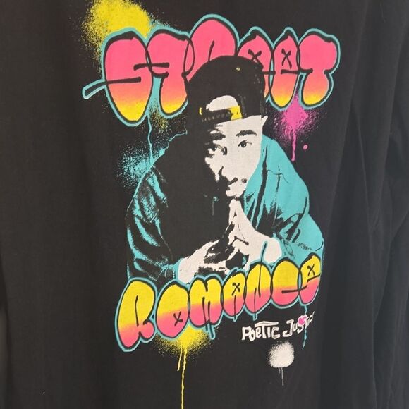 Black Street Graphic Long Sleeve Tee - Picture 2 of 5